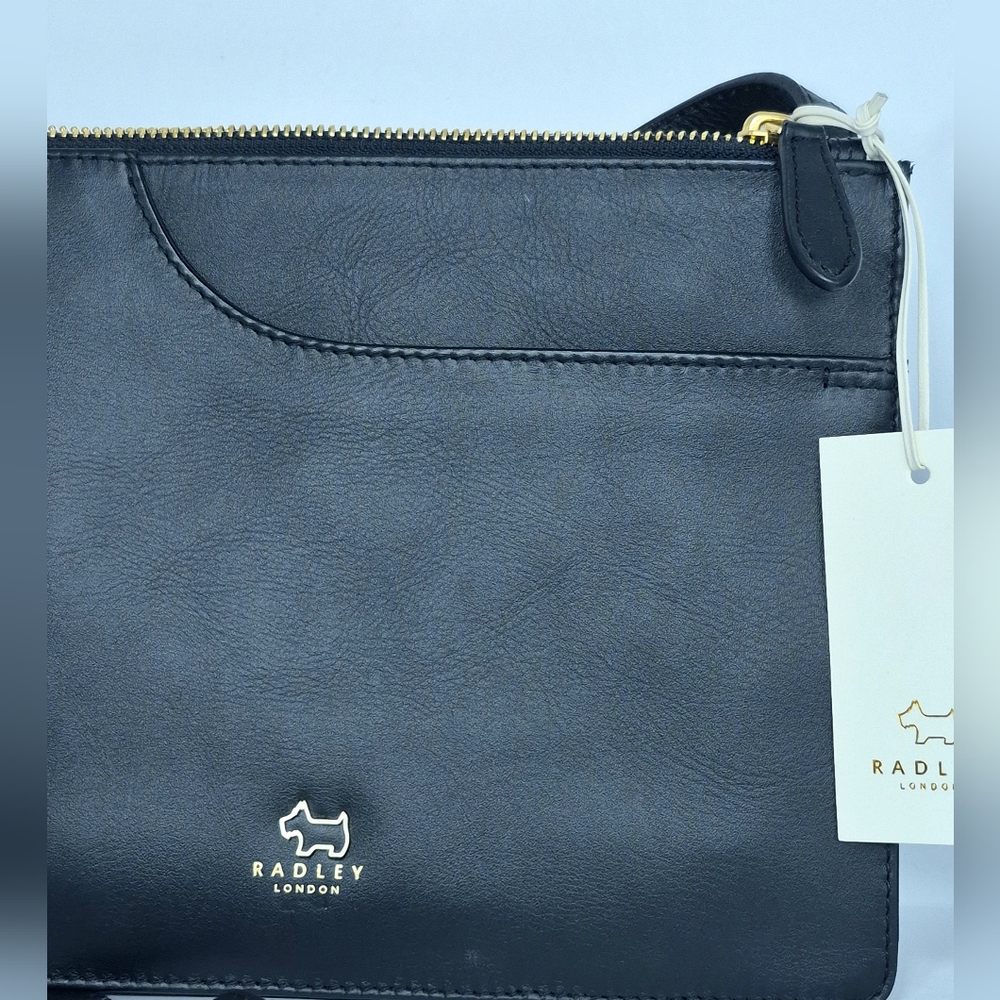RADLEY LONDON Black Leather Crossbody Bag - Picture 2 of 10